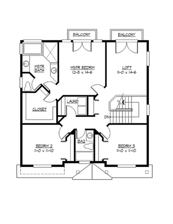 Upper Floor Plan