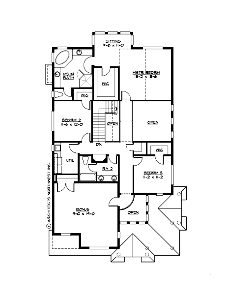 Upper Floor Plan