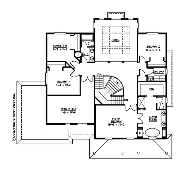 Upper Floor Plan