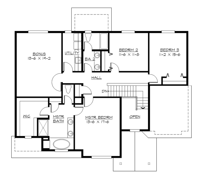 Upper Floor Plan