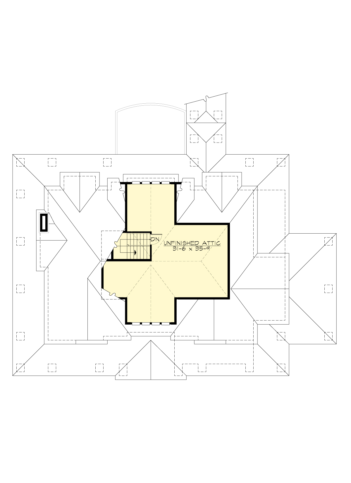 M3963A-0 New Blue Bungalow Third Floor
