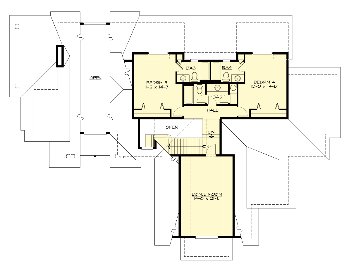 M4438A3ST-0DB Elderberry Lodge Upper Floor