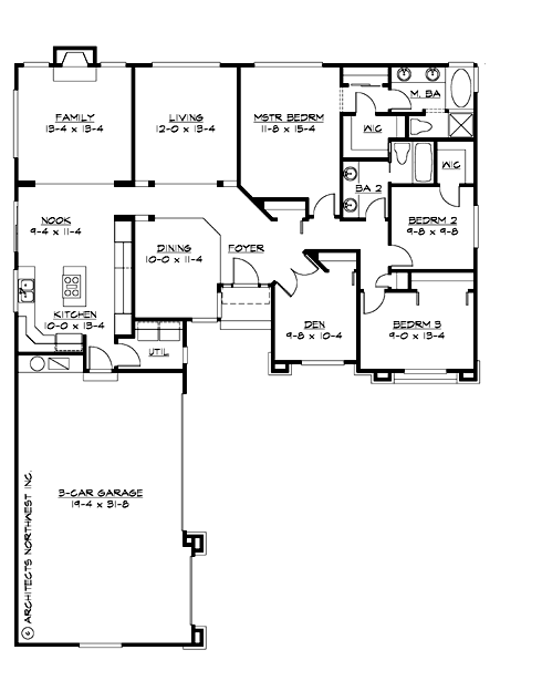 R1840A3S-0 Hickory Main Floor