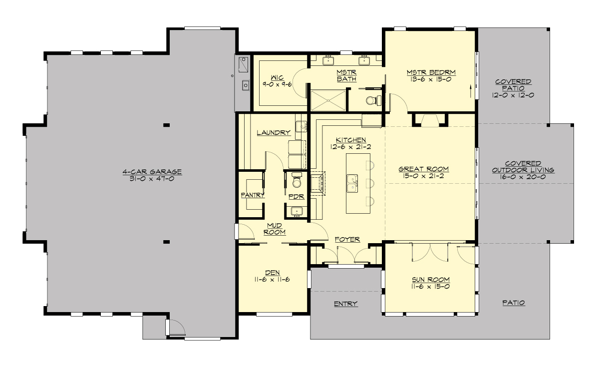 A1000A4S-5 Shedland Main Floor