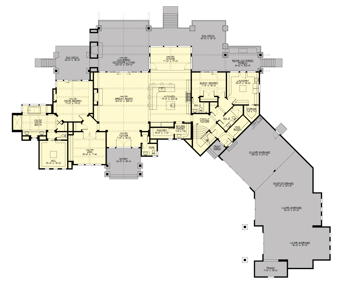 M5585A2FA2S-0 Chimney Creek Lodge Main Floor