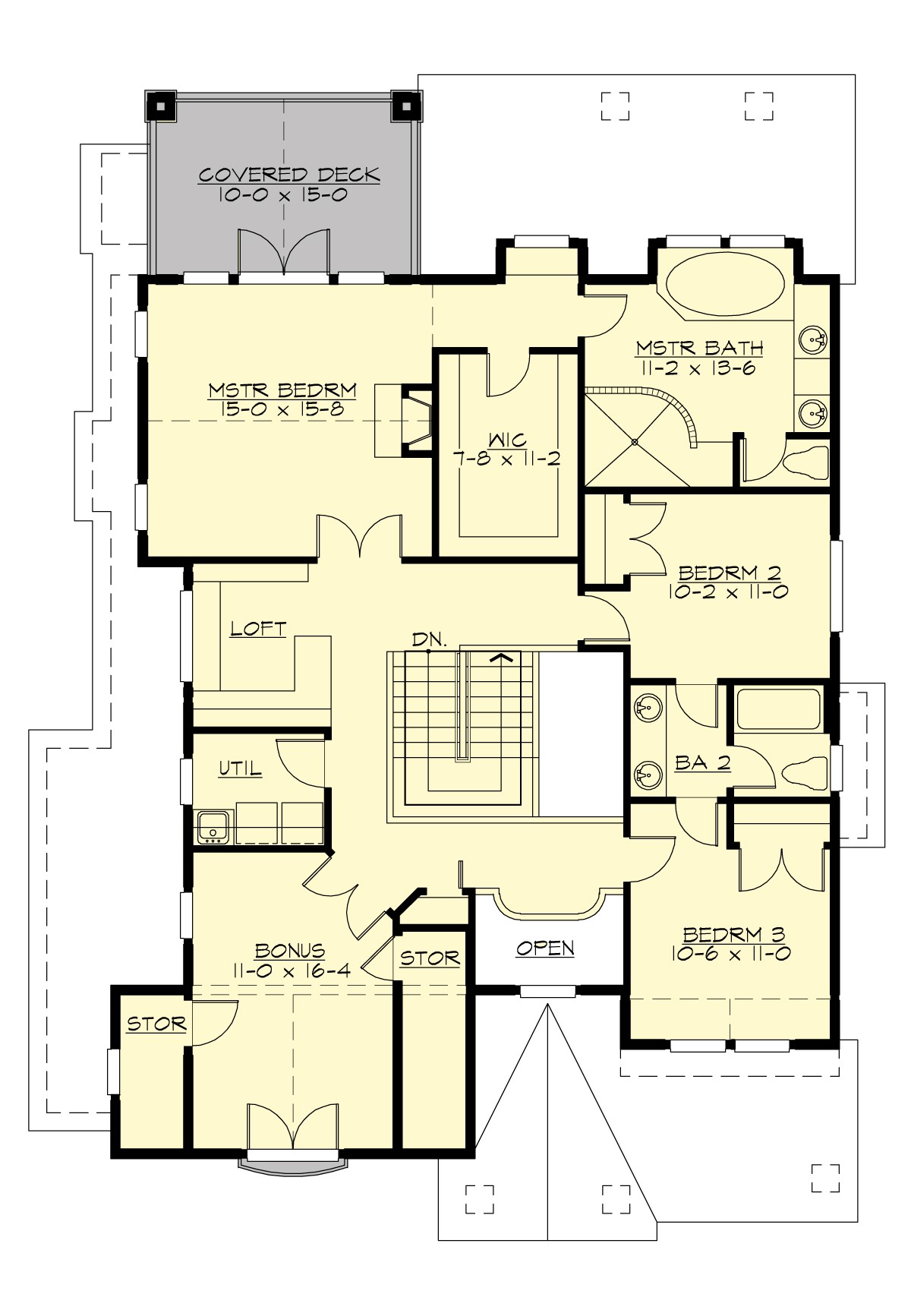 M2823A2F-3DB Woodland Ridge Upper Floor