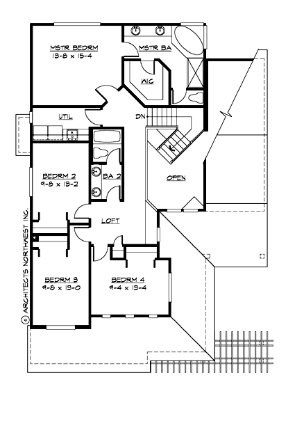 M2415A3F-0 Hatteras Upper Floor