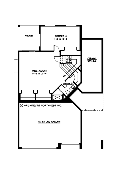 M2415A3F-0DB Hatteras Crest Lower Floor