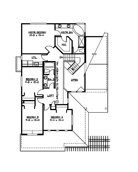 M2415A3F-0DB Hatteras Crest Upper Floor