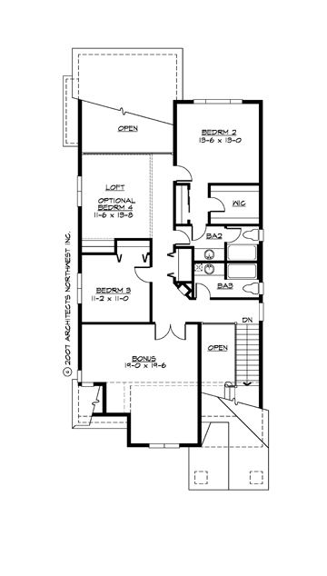 M2567B2F-0 Dogwood Upper Floor