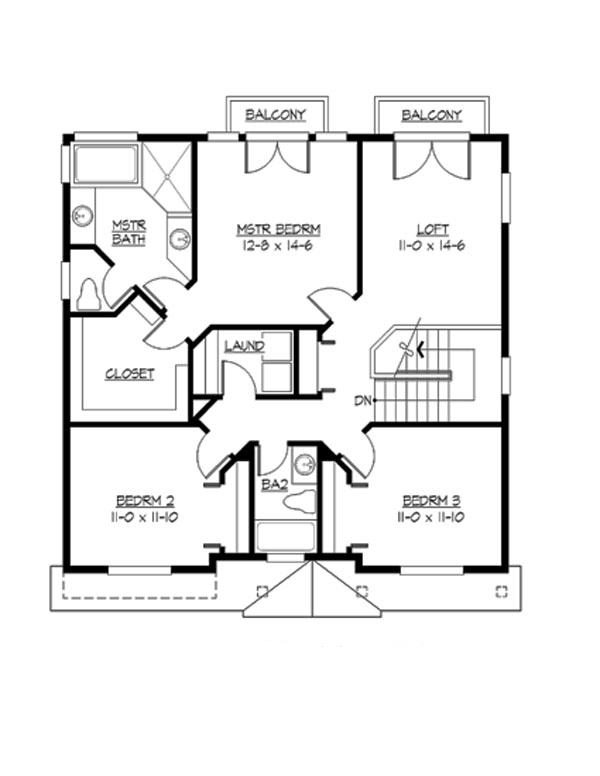 M2098A1F-0FB Uniontown Upper Floor