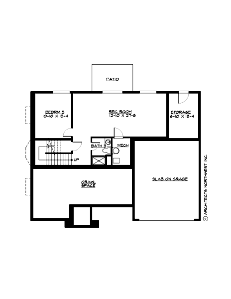 M2645A3FT-2DB Harbor Crest Ridge Lower Floor