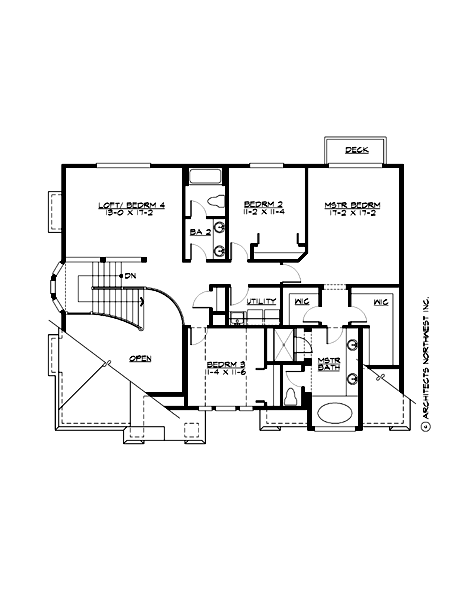 M2645A3FT-2DB Harbor Crest Ridge Upper Floor