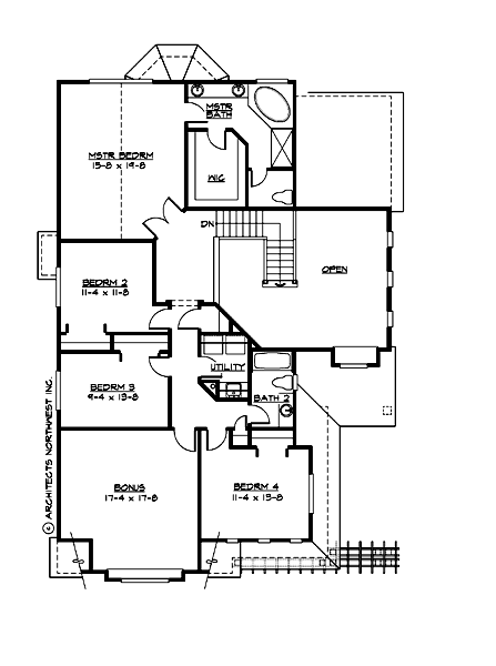 M2780B3F-15DB Willow Lane Ridge Upper Floor