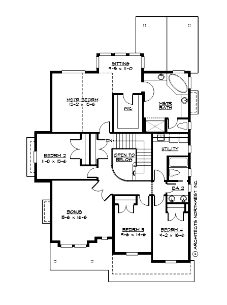 M2875A2F-5DB Tamarack Basin Upper Floor