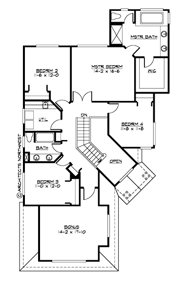 M2967A2F-0 Rexburg Upper Floor