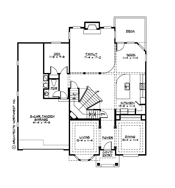 M3445A3FT-10DB Kirkland Heights Ridge  Main Floor