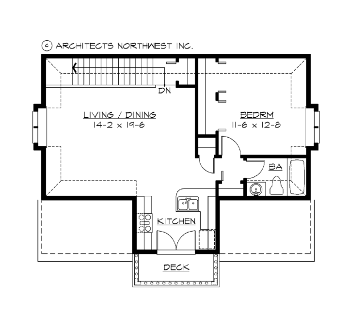 A755A3F-0 Cottage Grove Companion Upper Floor
