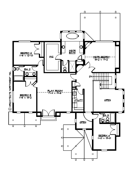 M3605A3FT-0DB Breakwater Bay Upper Floor