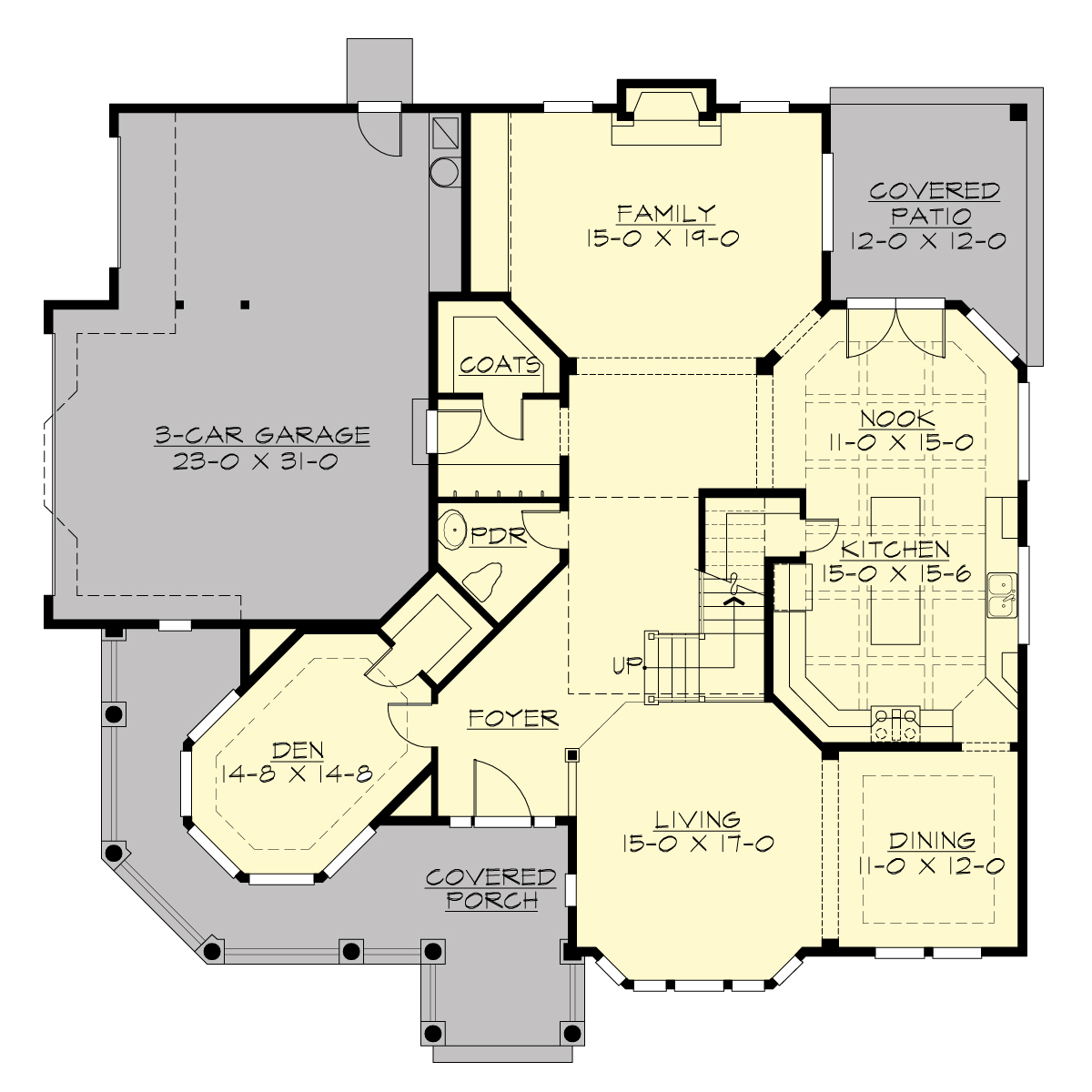 M3965A3S-0 Queen Anne Main Floor