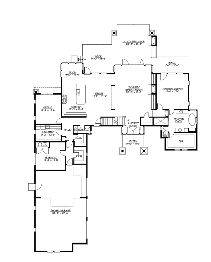 M4102B3S-0 Pine Lake Main Floor
