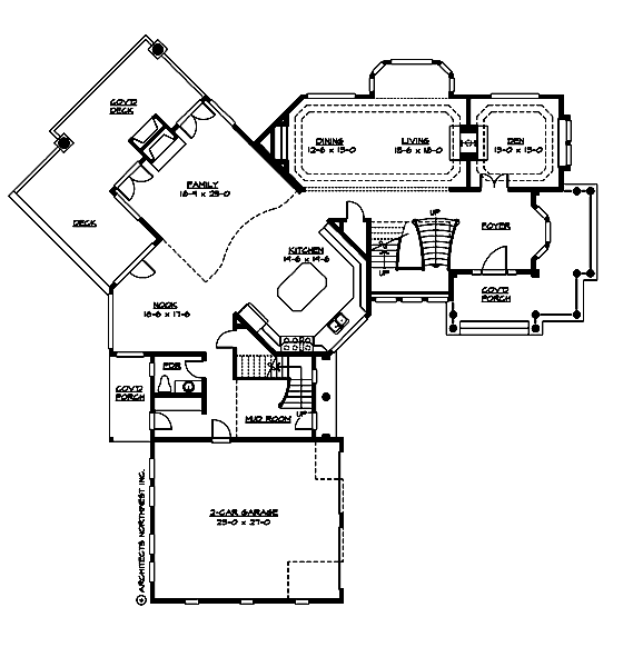 M4365A2S-0 Red Alder Grove Main Floor