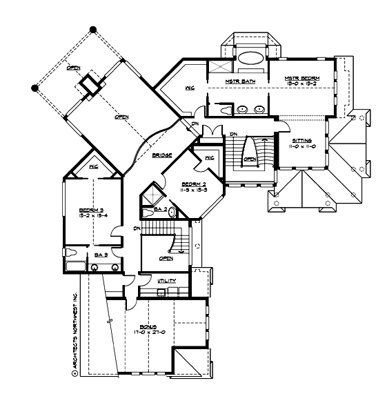 M4365A2S-0 Red Alder Grove Upper Floor