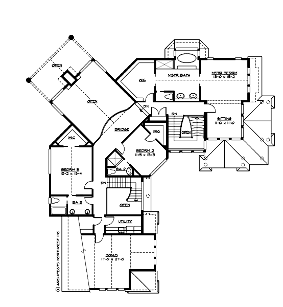 M4365A2S-0DB Red Alder Grove Lane Upper Floor