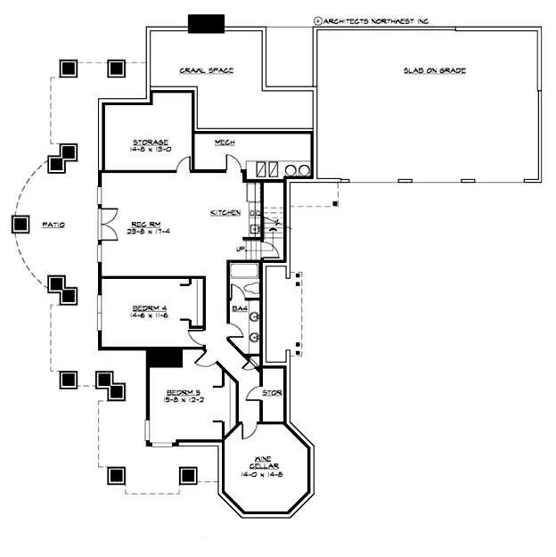 M6540A3S-0DB Westhampton Bluff Lower Floor