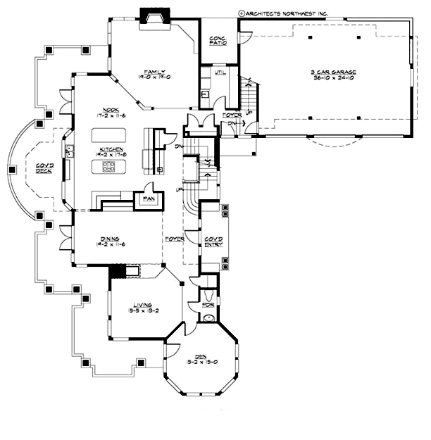M6540A3S-0DB Westhampton Bluff Main Floor