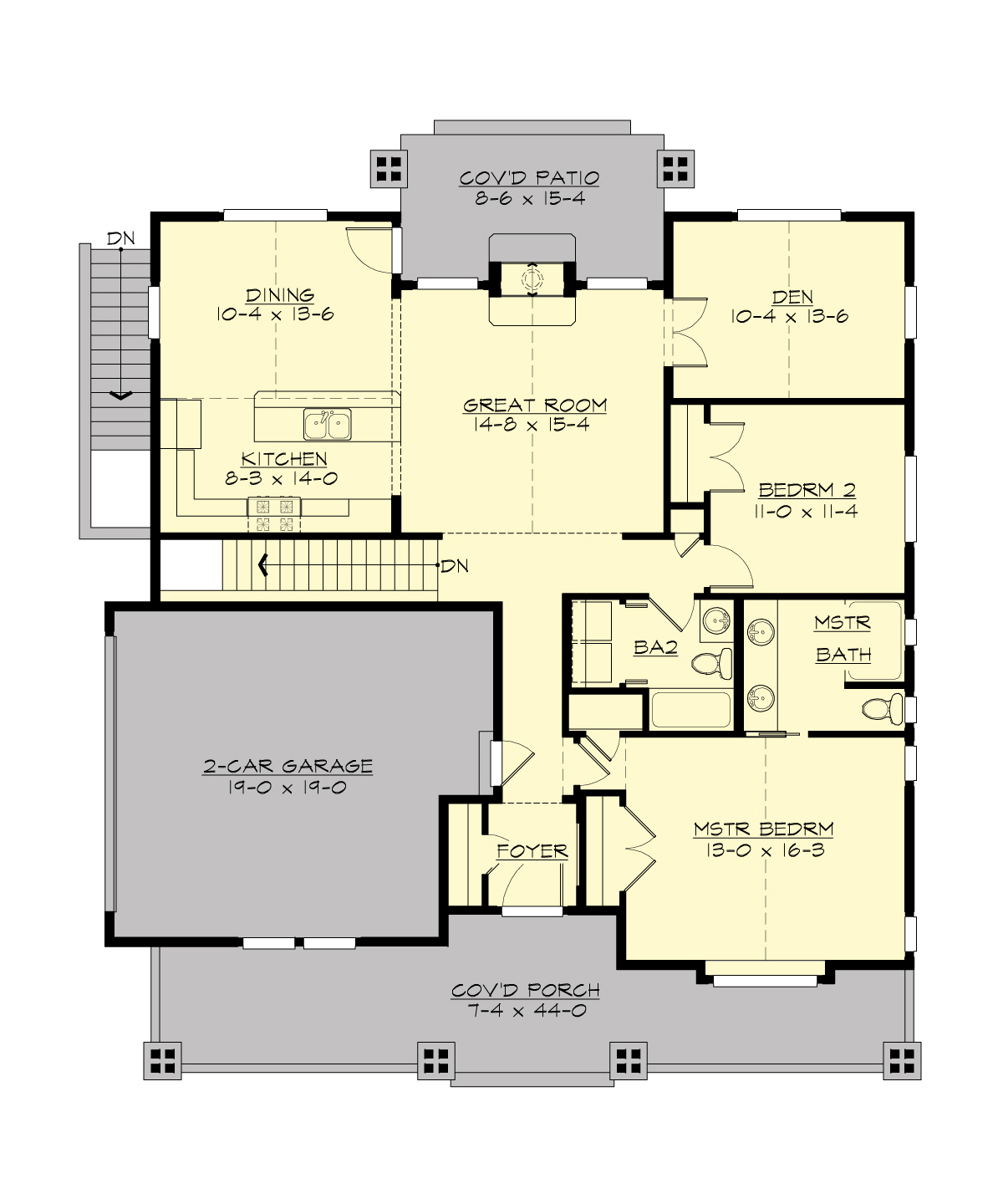 R1249A2S-1FBR Fieldstone Ridge Main Floor