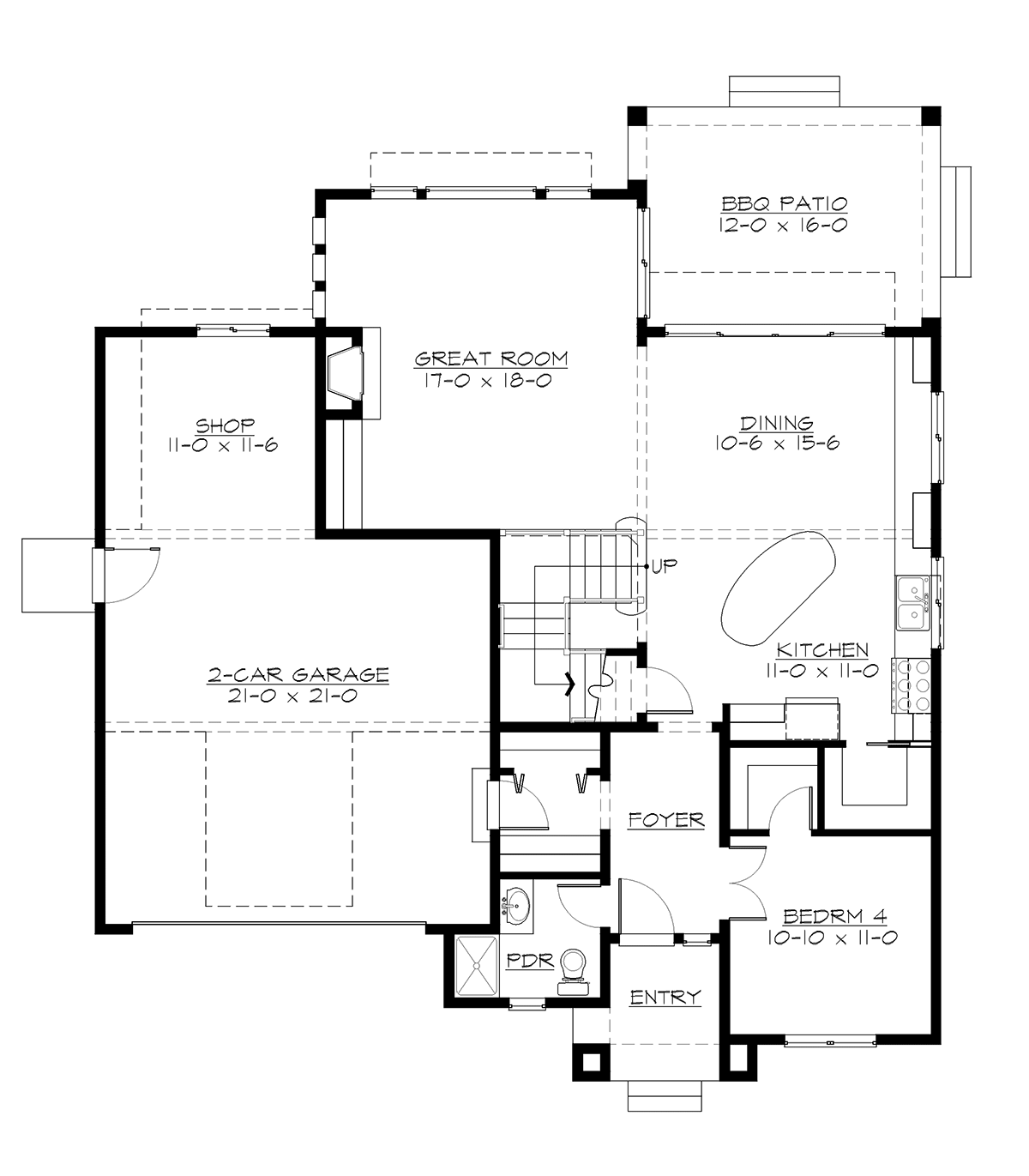M2388A2F-0 Cottage Lake Main Floor