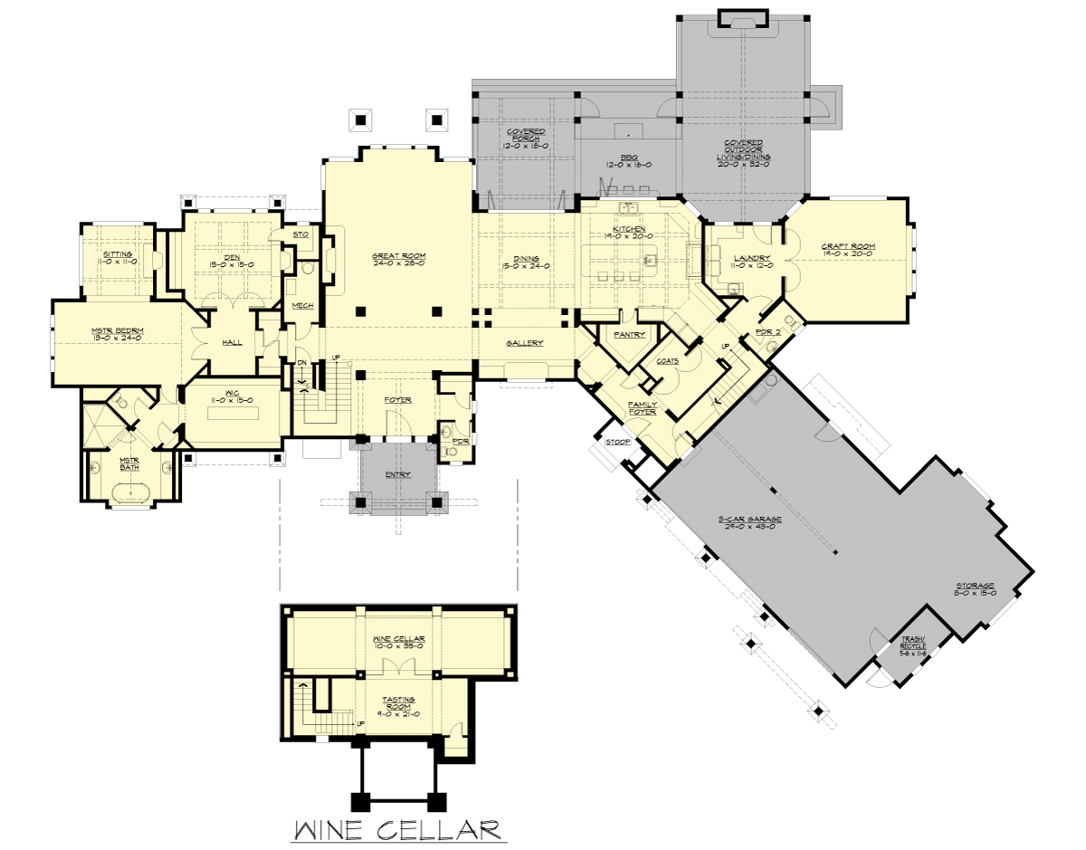 M7800A3FA-0 Fortune Creek Lodge Main Floor